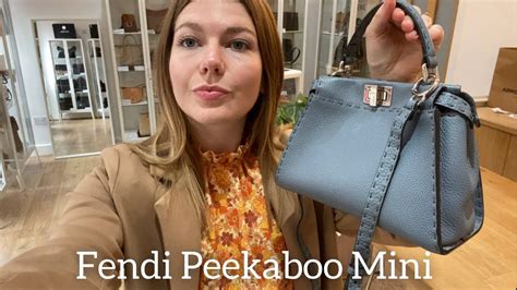 fendi rainbow stud peekaboo mini|Fendi peekaboo purse review.